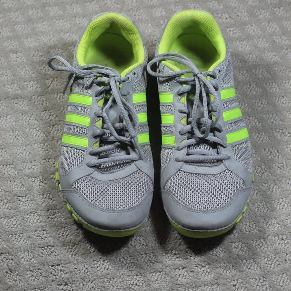 Adidas Men\'s Size 8 Grey & Green Training Shoes main image 4